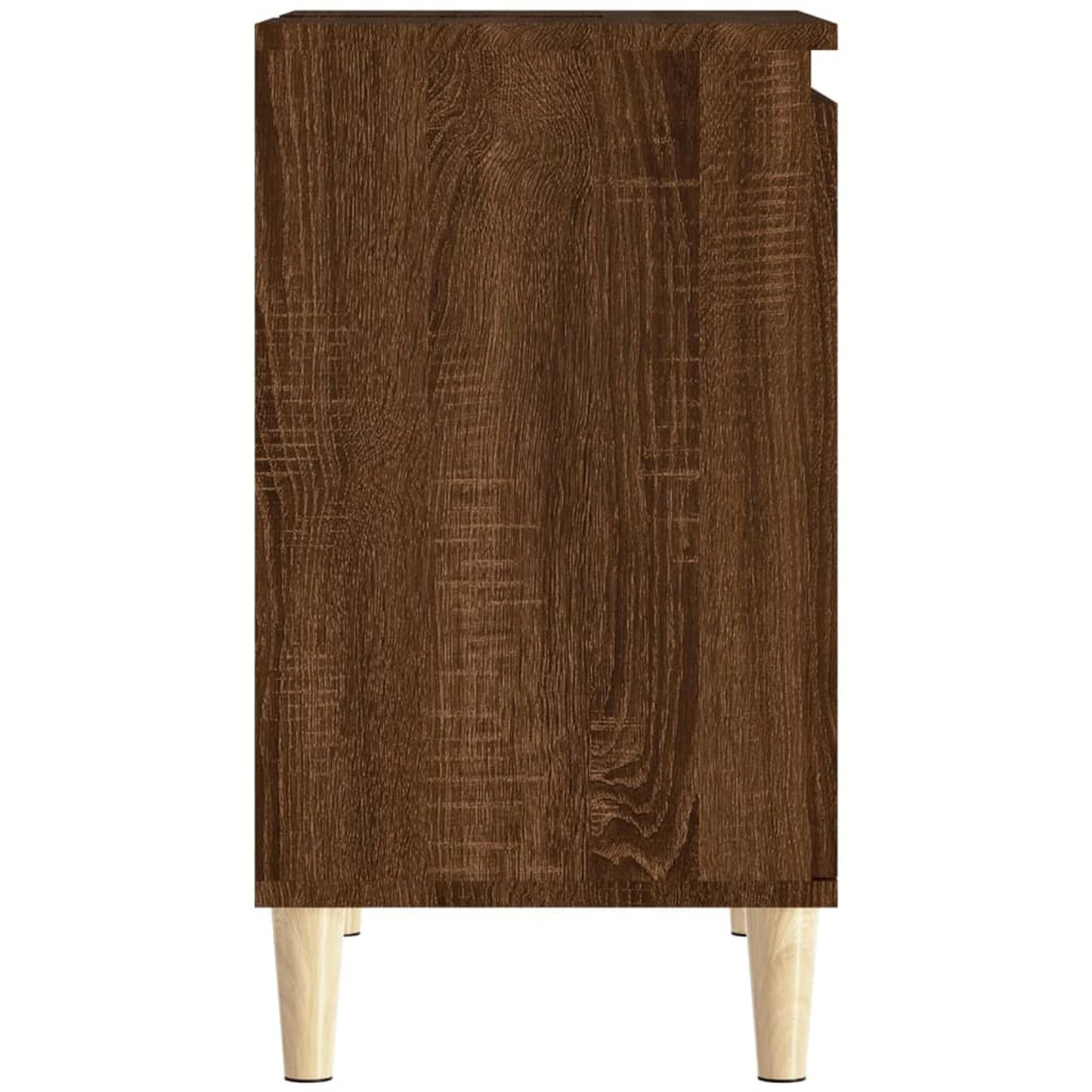 Waschbeckenunterschrank Braun Eichen-Optik 58x33x60 cm