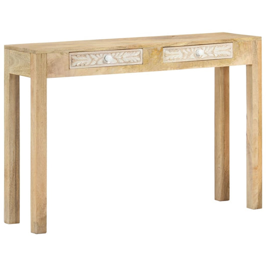 Konsolentisch 110x30x75 cm Gebleichtes Massivholz Mango