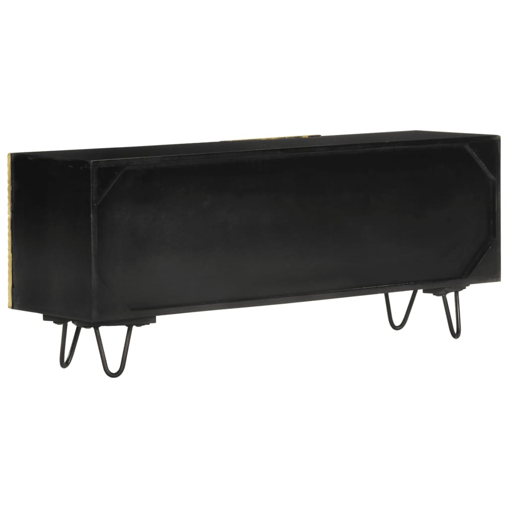 TV-Schrank 110x30x45 cm Massivholz Mango