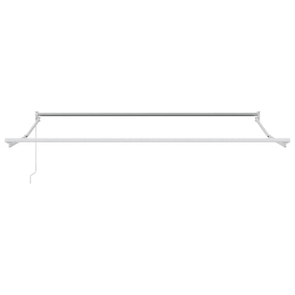 Markise Weiß 3,5 x 2,5 m Metall