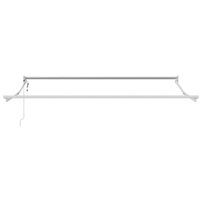 Markise Weiß 3,5 x 2,5 m Metall