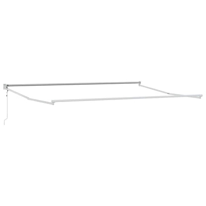 Markise Weiß 5 x 3 m Metall