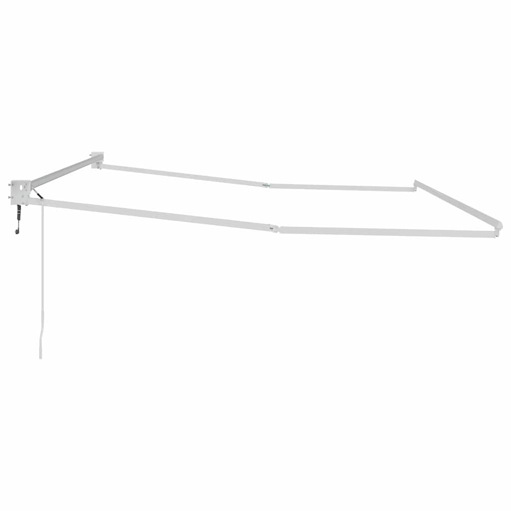 Markise Weiß 5 x 3 m Metall