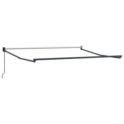 Markise Anthrazit 3 x 2,5 m Metall