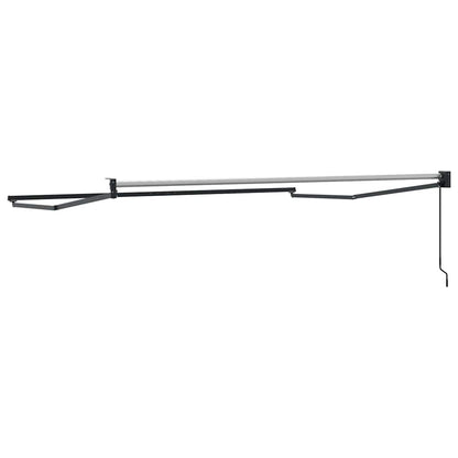 Markise Anthrazit 3 x 2,5 m Metall