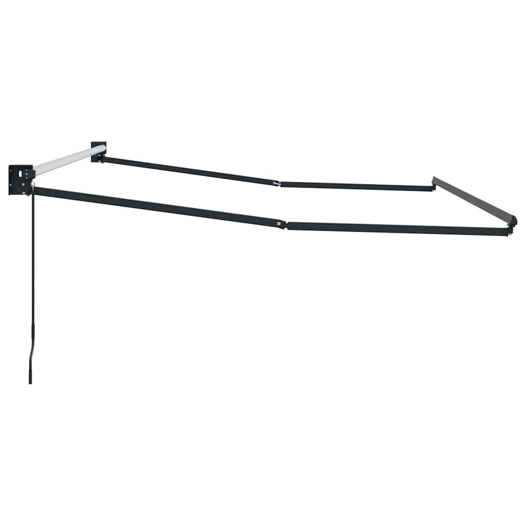 Markise Anthrazit 3 x 2,5 m Metall