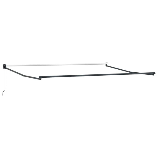 Markise Anthrazit 5 x 3 m Metall