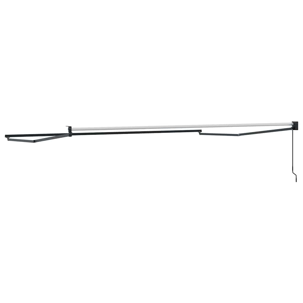 Markise Anthrazit 5 x 3 m Metall