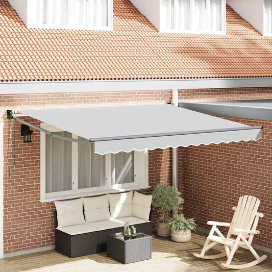 Markise Anthrazit 3 x 2,5 m Metall
