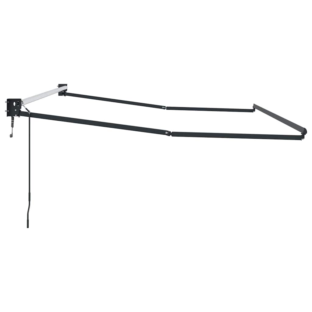 Markise Anthrazit 3 x 2,5 m Metall