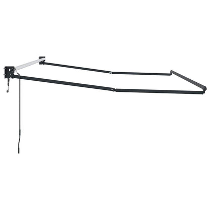 Markise Anthrazit 3 x 2,5 m Metall