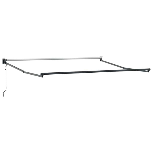Markise Anthrazit 3,5 x 2,5 m Metall