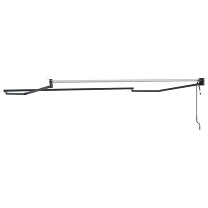 Markise Anthrazit 3,5 x 2,5 m Metall