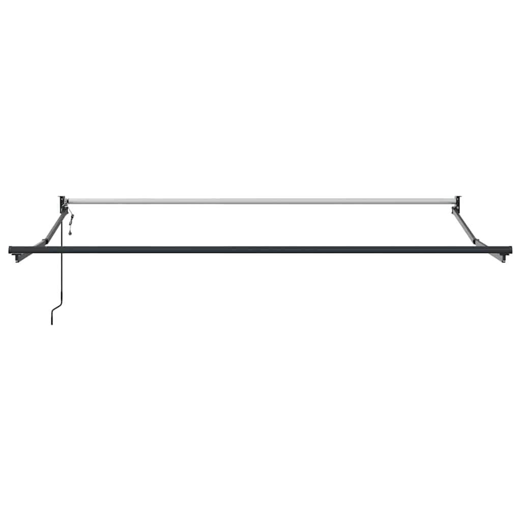Markise Anthrazit 3,5 x 2,5 m Metall