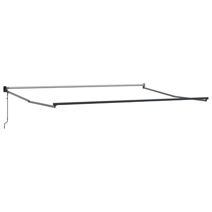 Markise Anthrazit 5 x 3 m Metall