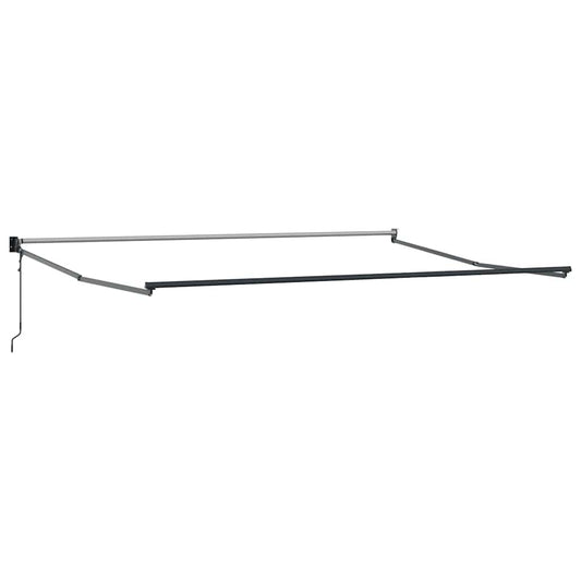 Markise Anthrazit 5 x 3 m Metall
