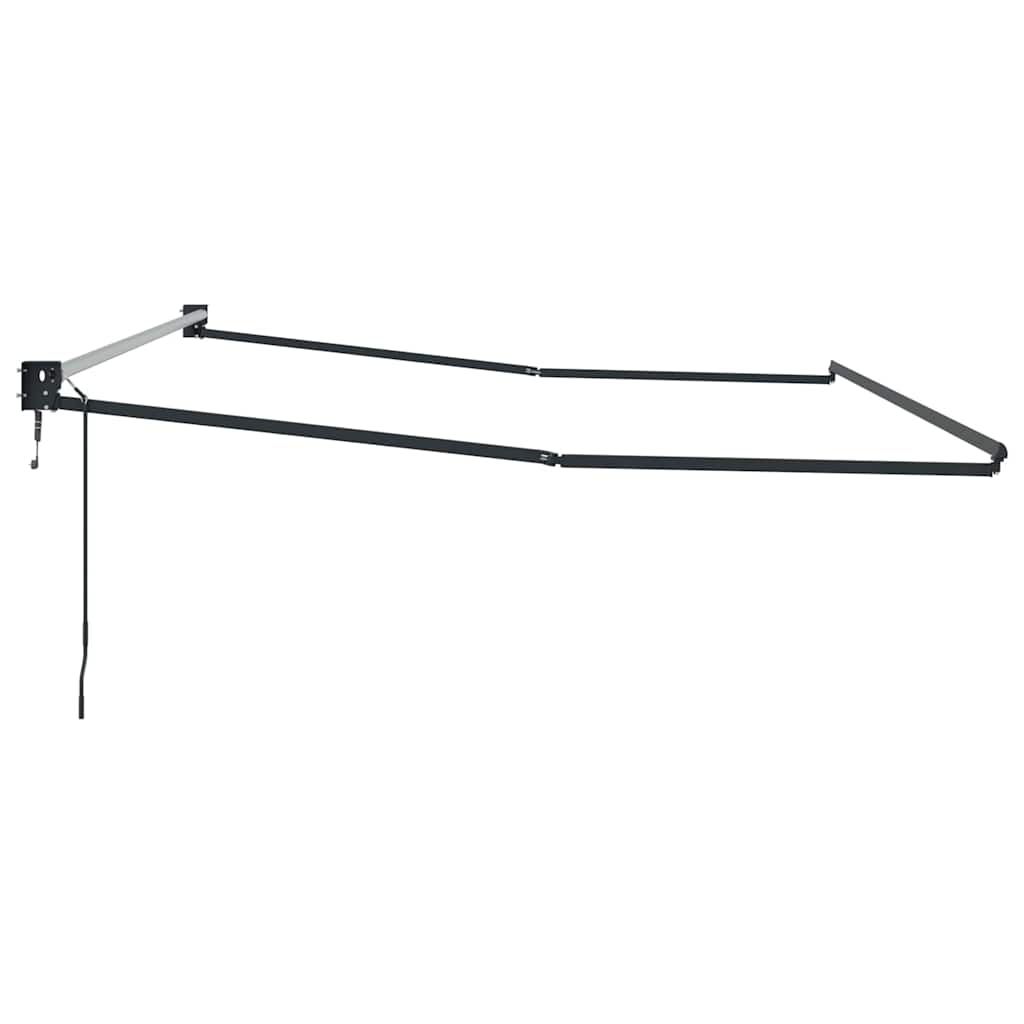 Markise Anthrazit 5 x 3 m Metall