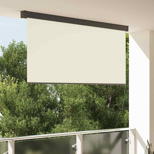 Outdoor Rollo Striped Manuell Creme 200 x 250 cm Stoff