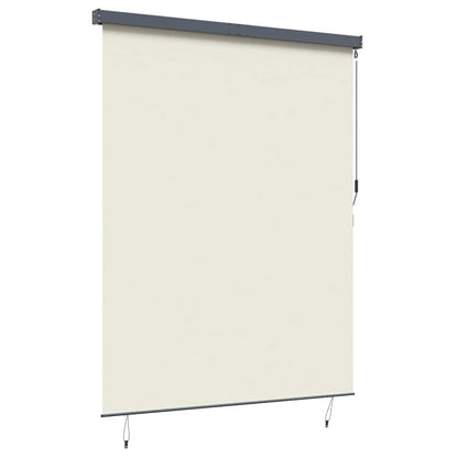Outdoor Rollo Striped Manuell Creme 200 x 250 cm Stoff