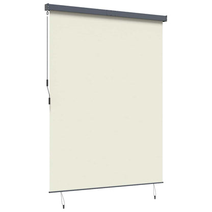 Outdoor Rollo Striped Manuell Creme 200 x 250 cm Stoff