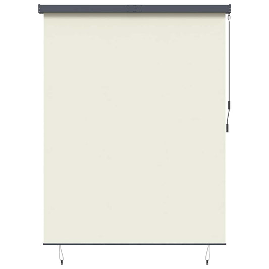 Outdoor Rollo Striped Manuell Creme 200 x 250 cm Stoff