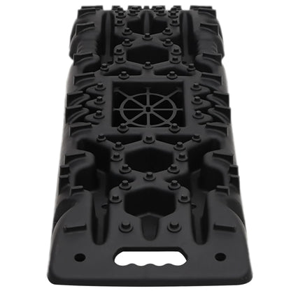 Traktionsmatten 2 Stk. Schwarz 107x31x7 cm Nylon