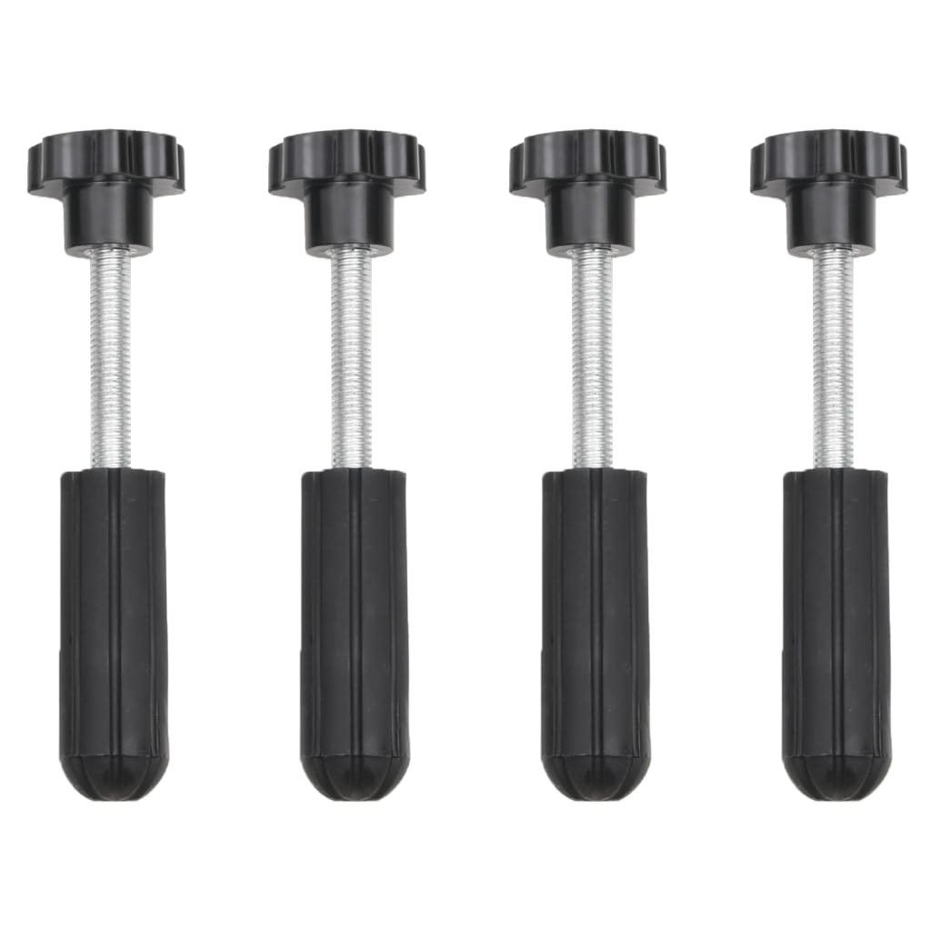 Traktionsmatten 2 Stk. Schwarz 107x31x7 cm Nylon
