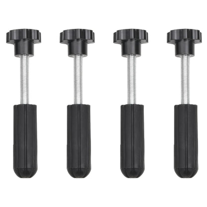 Traktionsmatten 2 Stk. Schwarz 107x31x7 cm Nylon