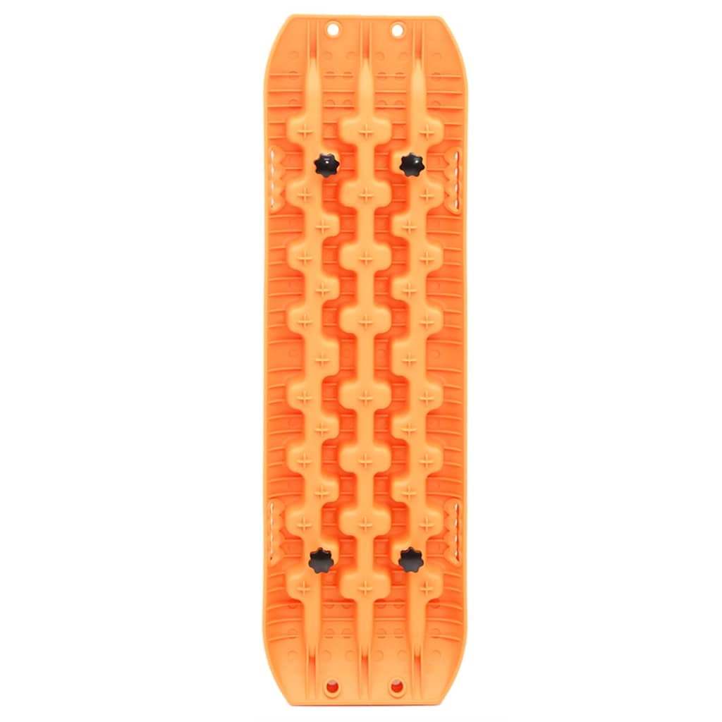 Traktionsmatten 2 Stk. Orange 106x30,5x7 cm Nylon