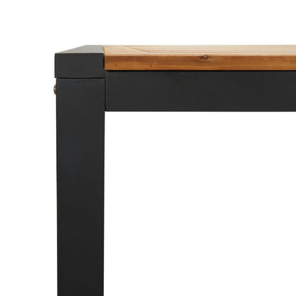 Gartentisch mit Gestell U-Form 200x90x75 cm Akazie Massivholz