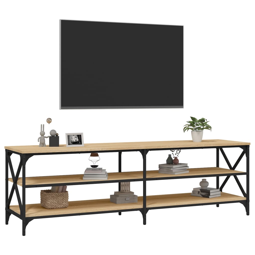 Tv-møbel Sonoma eg 160x40x50 cm træmateriale