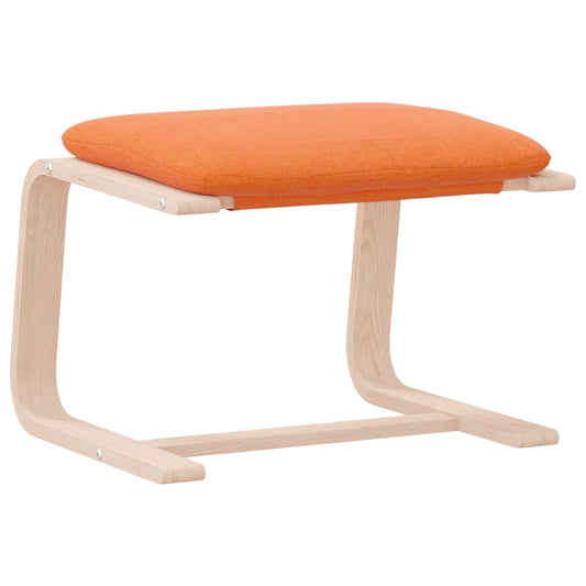 Fußhocker Dunkelgelb 51x41x40 cm Stoff