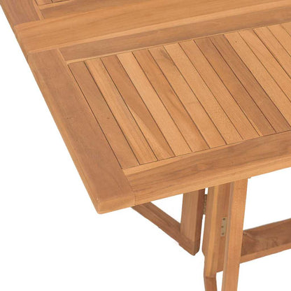 Garten Essgruppe 7 pcs Braun 150 x 90 x 75 cm Massivholz Teak
