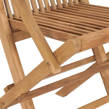 Garten Essgruppe 7 pcs Braun 150 x 90 x 75 cm Massivholz Teak