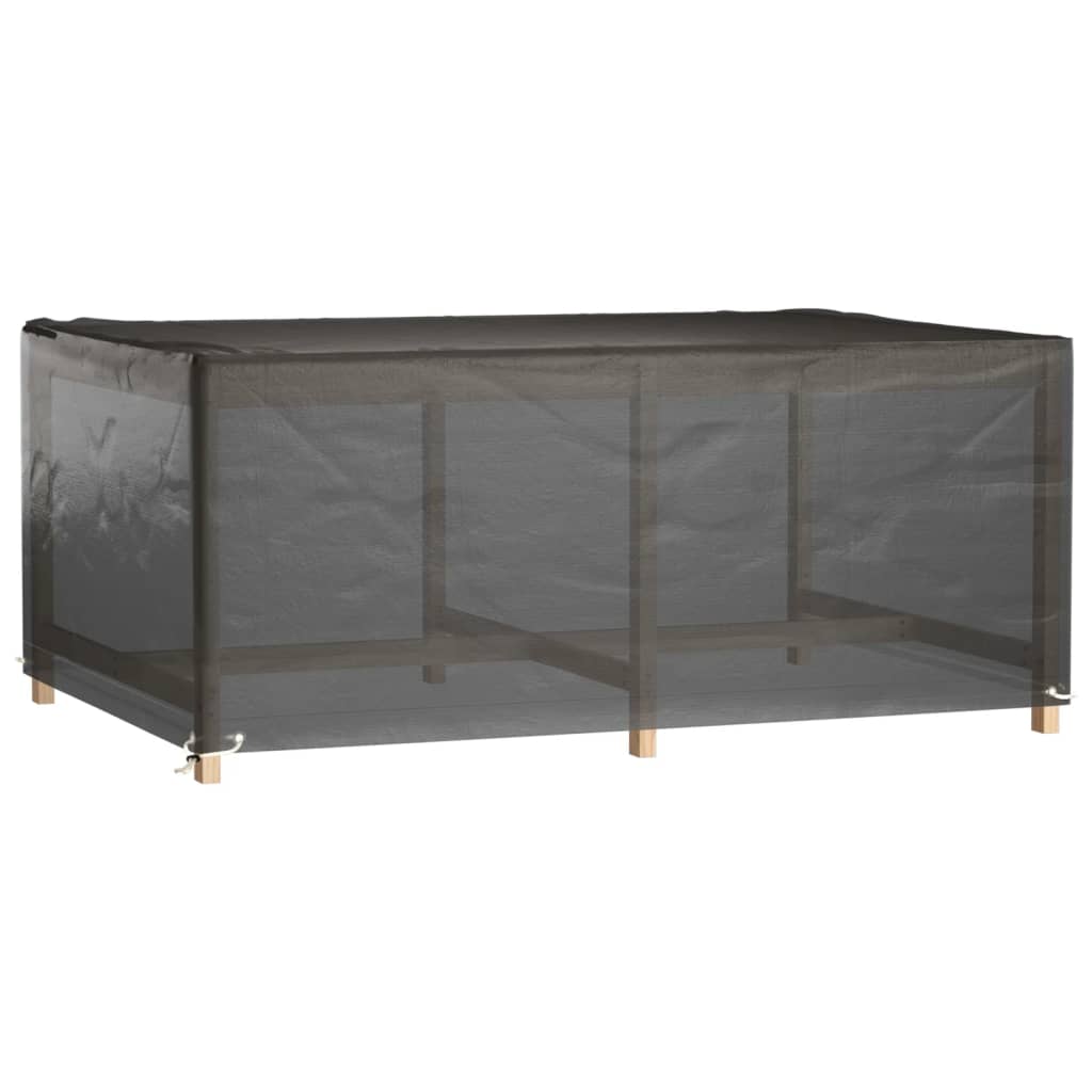 Gartenmöbel-Abdeckungen 2 Stk. 8 Ösen 180x122x75 cm Rechteckig