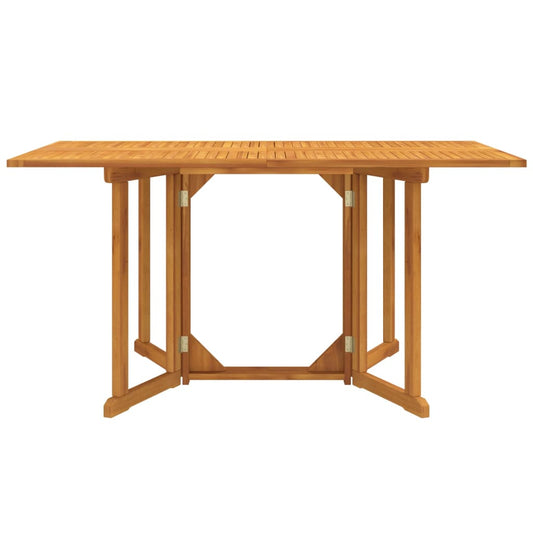 Haveklapbord Butterfly 150x90x75 cm massivt teaktræ