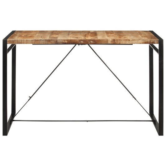 Bartisch 175x90x110 cm Massives Raues Mangoholz
