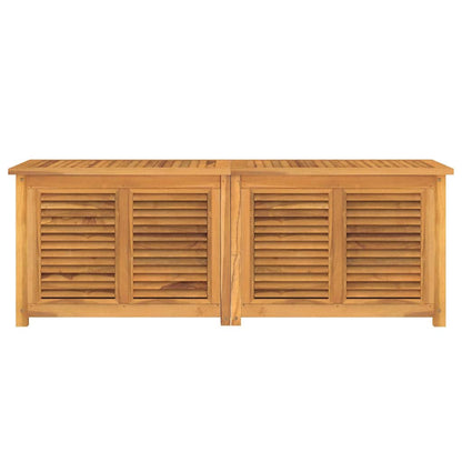Gartenbox mit Beutel 150x50x55 cm Massivholz Teak