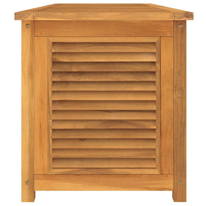 Gartenbox mit Beutel 150x50x55 cm Massivholz Teak