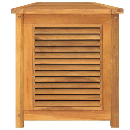 Gartenbox mit Beutel 200x50x55 cm Massivholz Teak