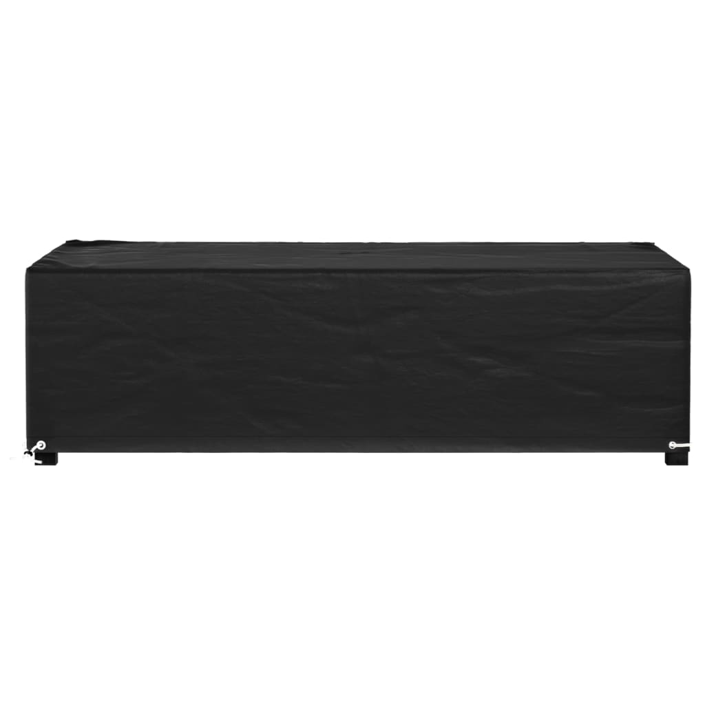 Gartenmöbel-Abdeckung 8 Ösen 125x70x35 cm Rechteckig
