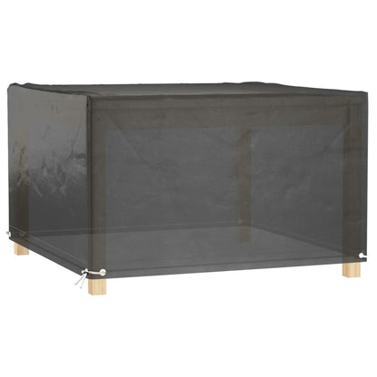 Gartenmöbel-Abdeckung 8 Ösen 132x132x80 cm Quadratisch