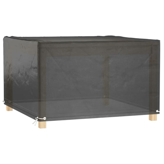 Gartenmöbel-Abdeckung 8 Ösen 132x132x80 cm Quadratisch