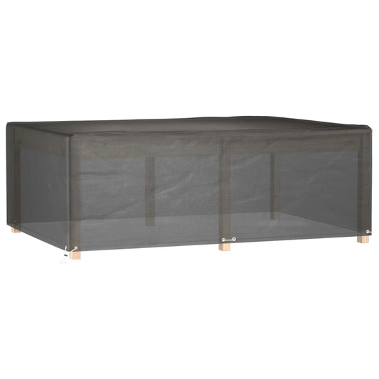 Gartenmöbel-Abdeckung 12 Ösen 230x165x80 cm Rechteckig