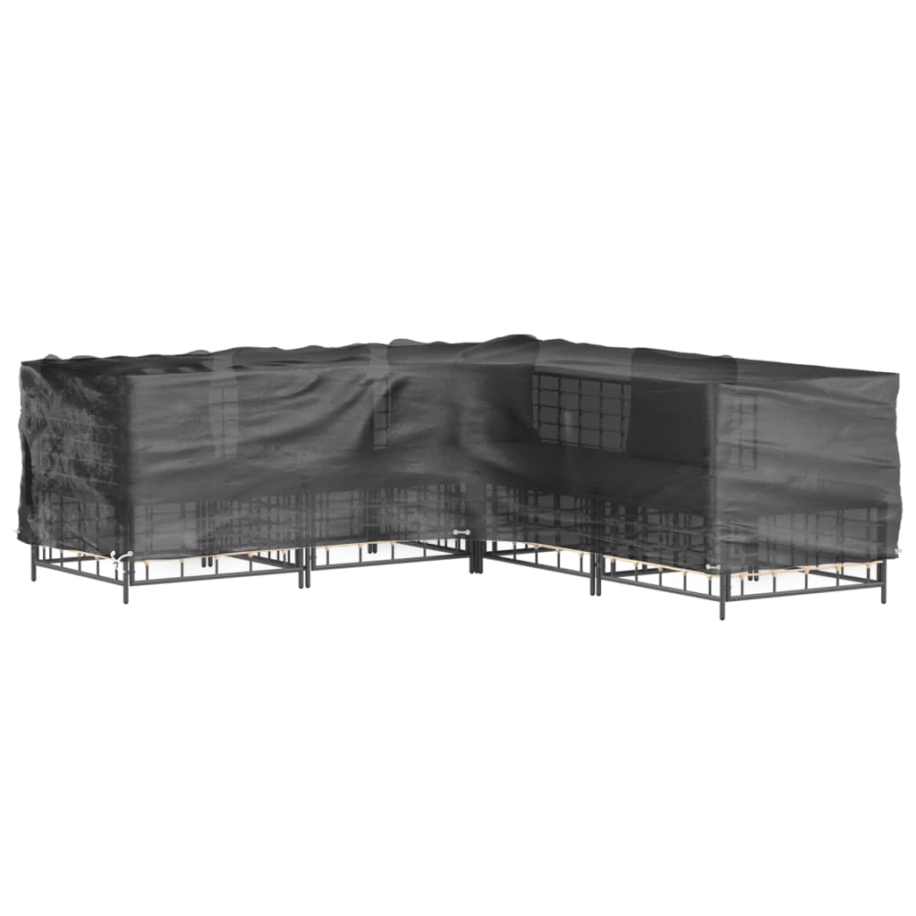 Gartenmöbel-Abdeckung in L-Form 16 Ösen 285x285x90 cm