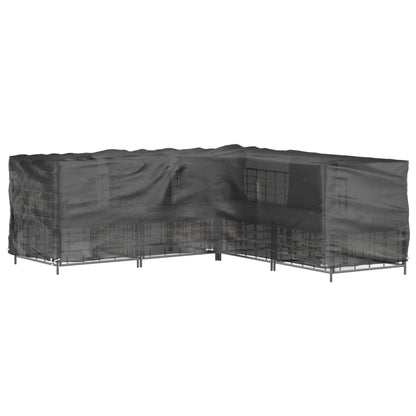 Gartenmöbel-Abdeckung in L-Form 20 Ösen 300x300x70 cm