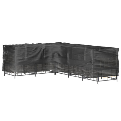 Gartenmöbel-Abdeckung in L-Form 18 Ösen 285x220x80 cm