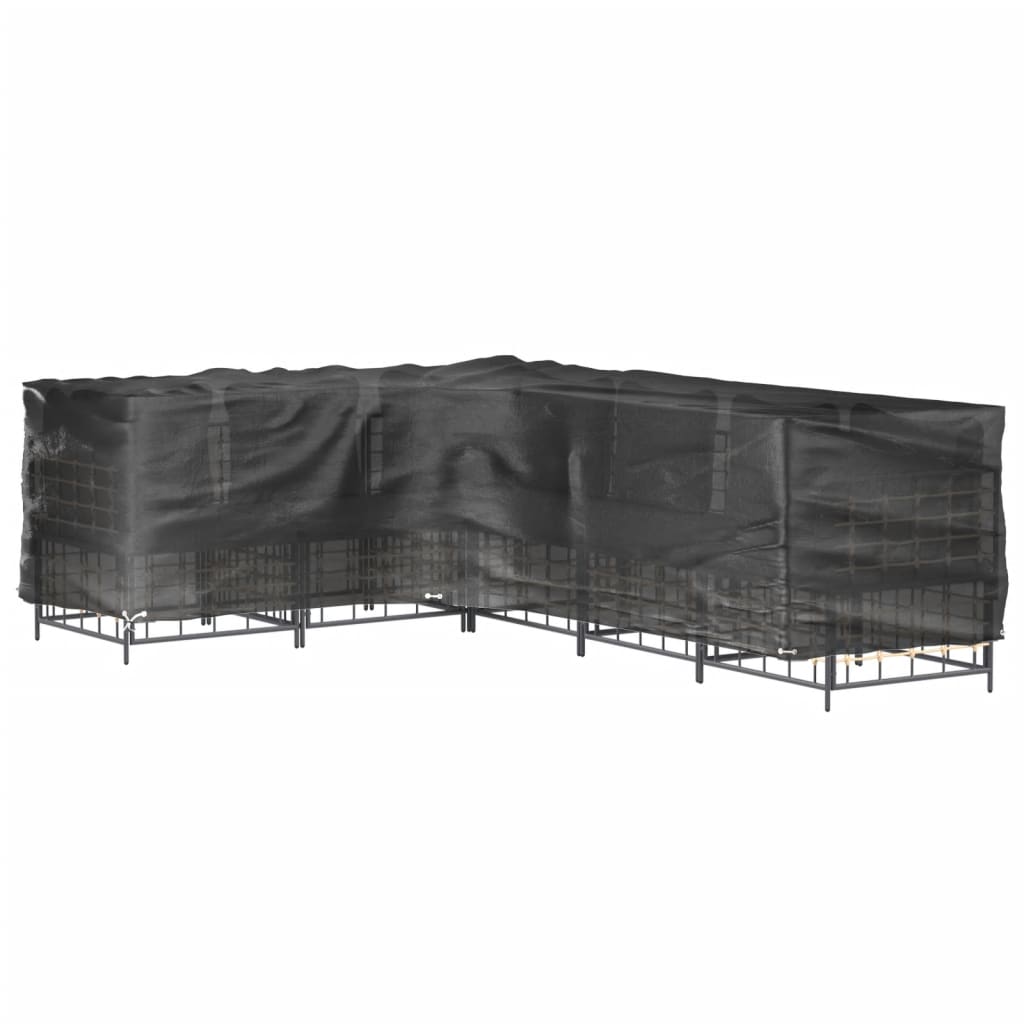 Gartenmöbel-Abdeckung in L-Form 16 Ösen 260x210x80 cm