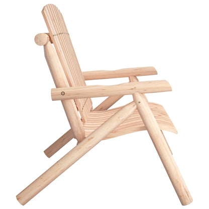 Gartenbank 2-Sitzer 119x85x98 cm Massivholz Fichte