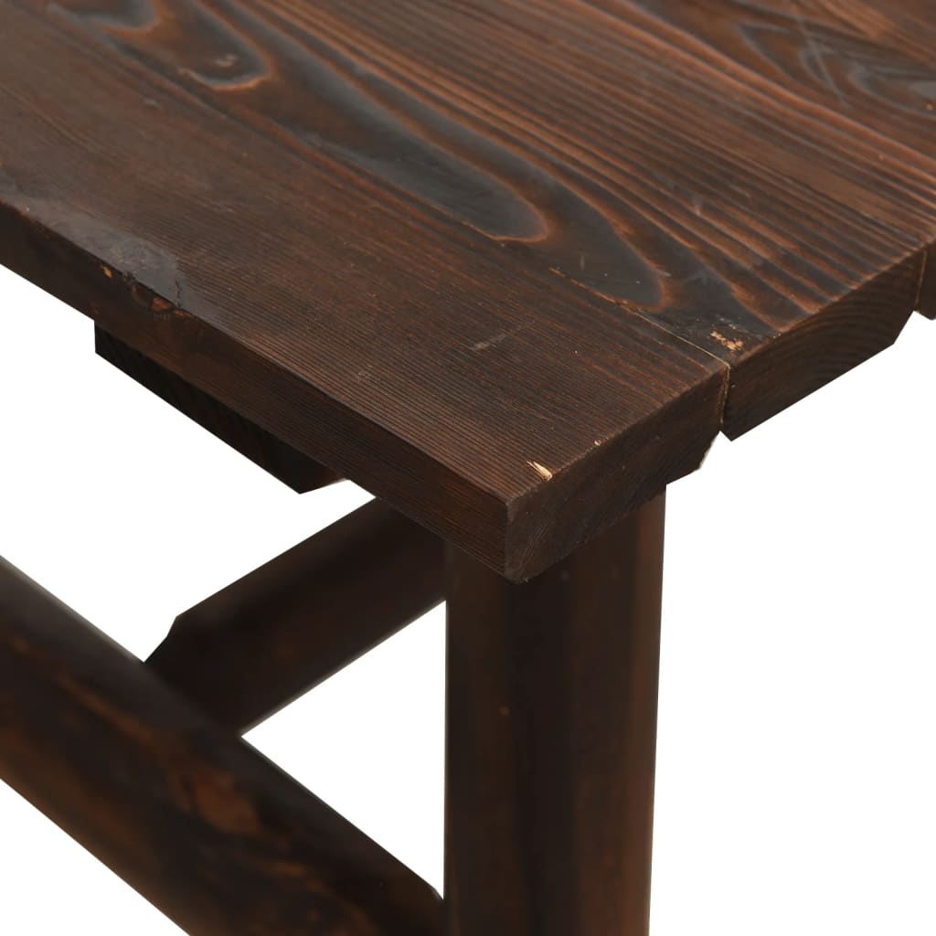 Beistelltisch 49x49x50 cm Massivholz Fichte